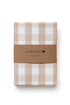 Fitted Sheet Single Gingham Nude